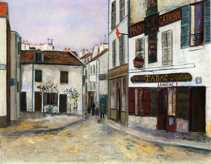 Mother Catherines Restaurant in Montmartre 1917. , 