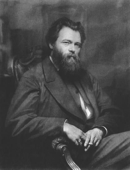 Portrait of the painter Ivan Shishkin. ,  