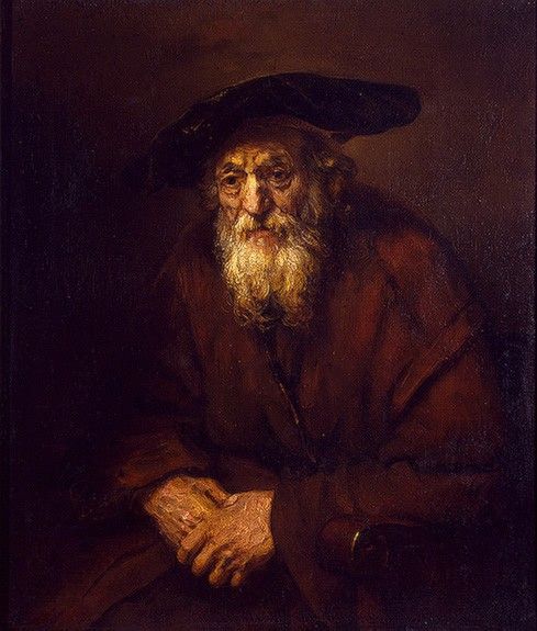 Rembrandt Portrait of an Old Jew, 1654, 109x85 cm, Eremitage.    