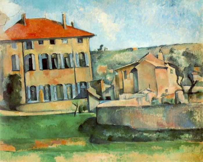 CeZANNE MAISON ET FERME DU JAS DE BOUFFAN,1889-90, NaRODNI G. , 