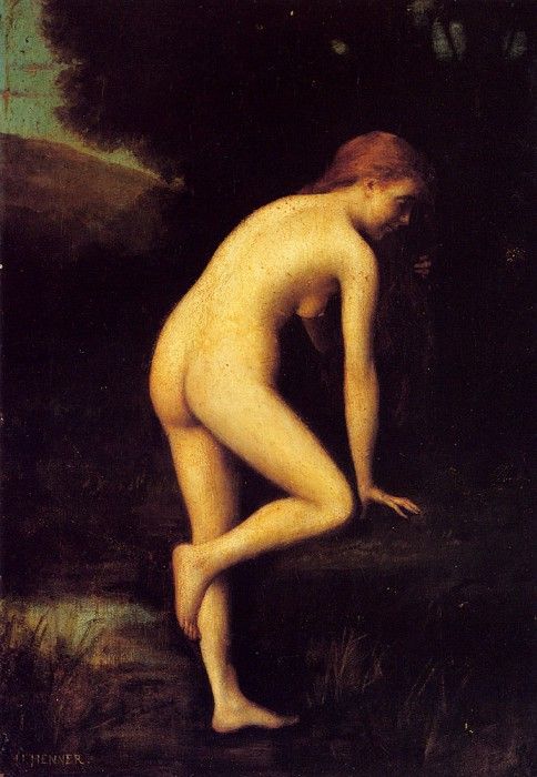 Henner Jean Jacques The Bather. , -