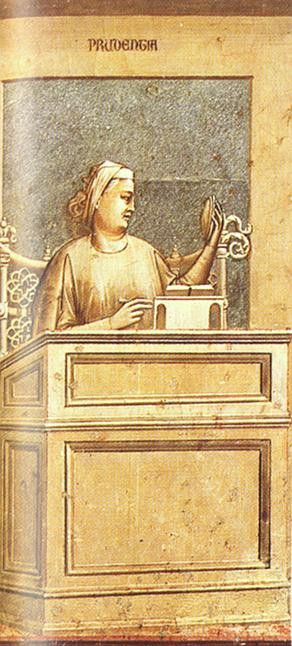 Giotto   Scrovegni   [40]   Prudence.   