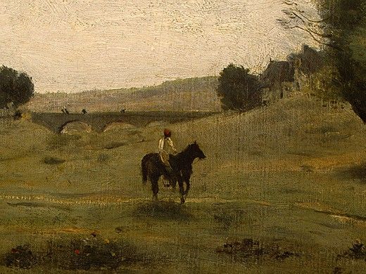 Corot View near Epernon, 1850-1860, Detalj 3, NG Washington. , --