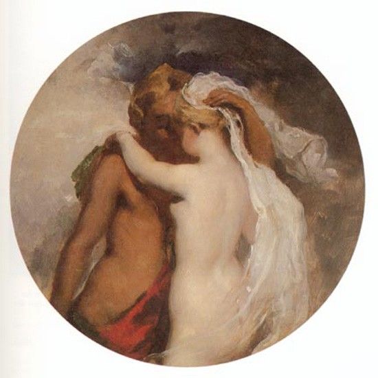 Etty William Nymph and Satyr. , 