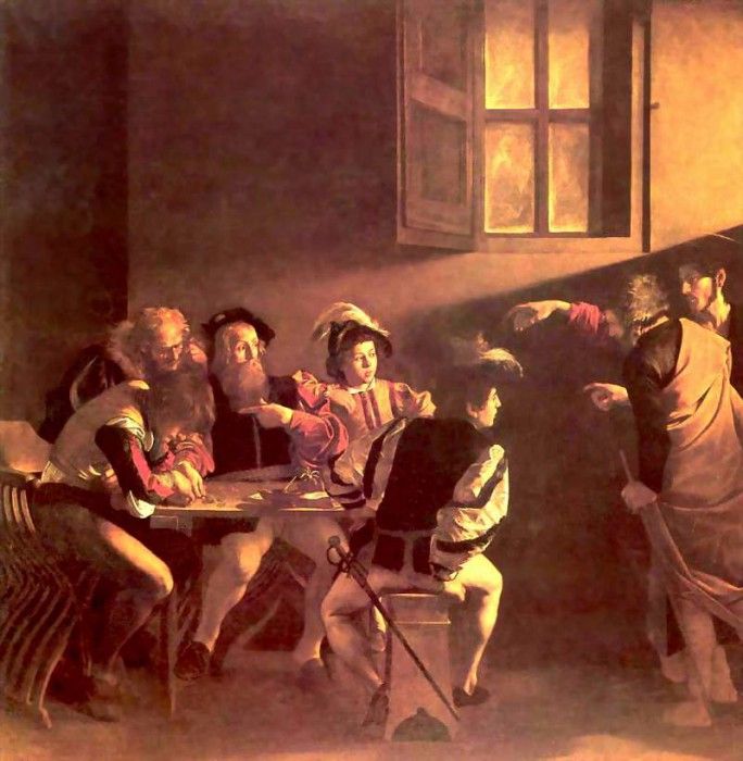 caravaggio csg012a vocazione di san matteo. ,   