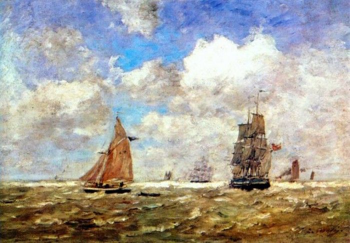 boudin high seas 1872-6. , 