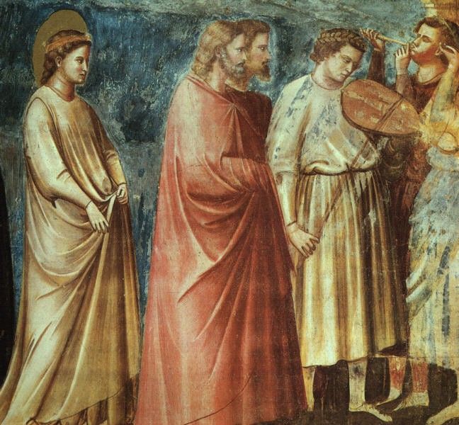 Giotto Scenes from the Life of the Virgin. The Meeting at(1.   