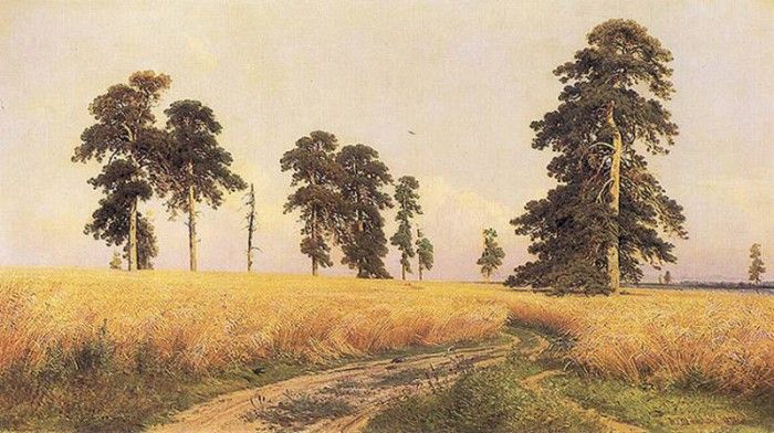 Shishkin Ivan The Rye Field 1878. ,  