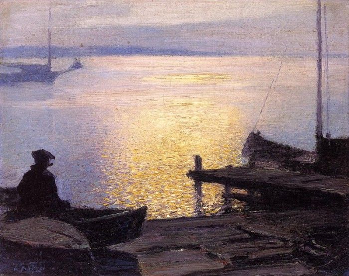 Pothast Edward Along the Mystic River. ,  