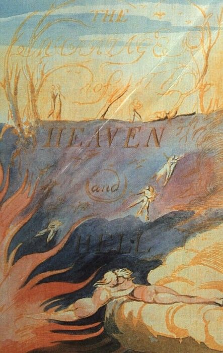 BLAKE - THE MARRIAGE OF HEAVEN & HELL, 1790-93. , 
