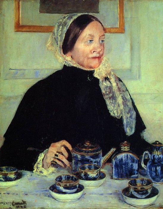 Lady at the Tea Table.  