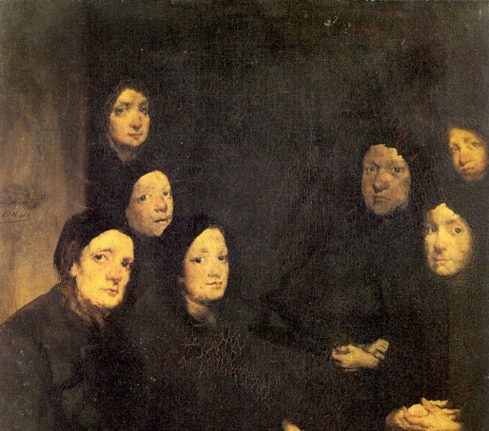 Ribot Augustin Theodule At the Sermon. , Theodule 