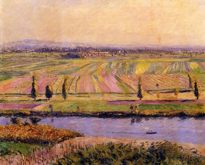 Caillebotte Gustave The Gennevilliers Plain Seen from the Slopes of Argenteuil. , 