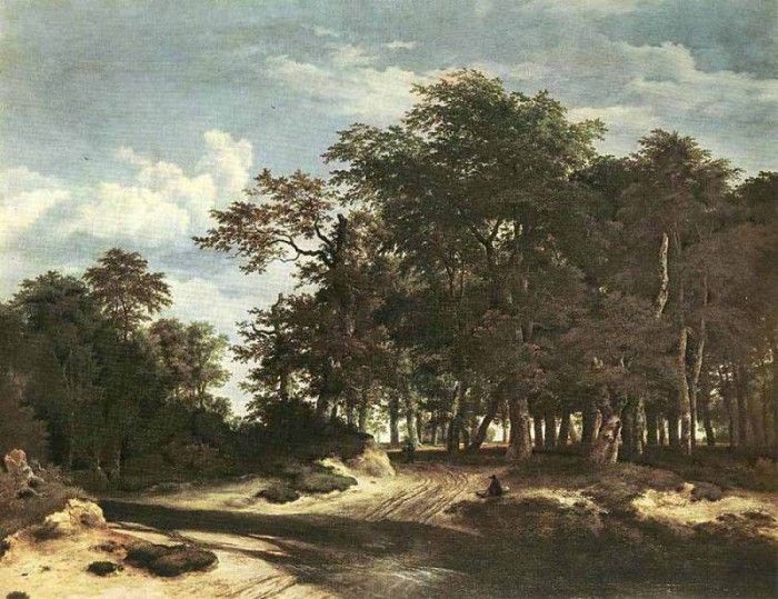 RUISDAEL Jacob Isaackszon van The Large Forest. ,  