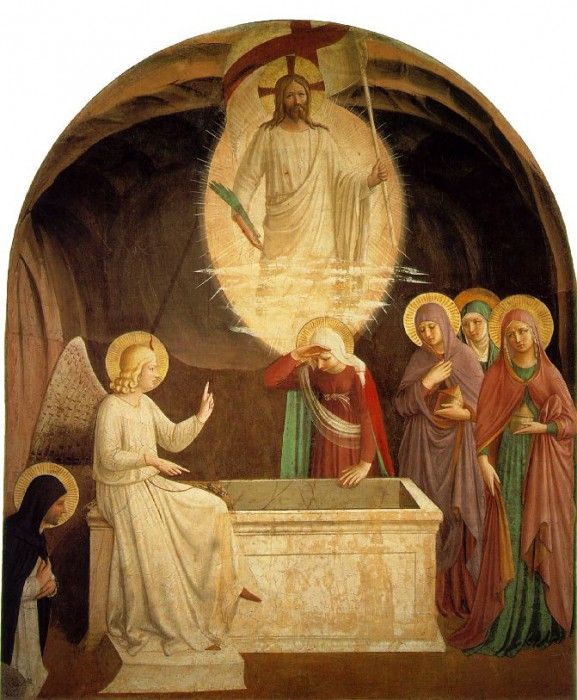 Fra Angelico Christ Resurrected and the Maries at the Tomb c. ,    F