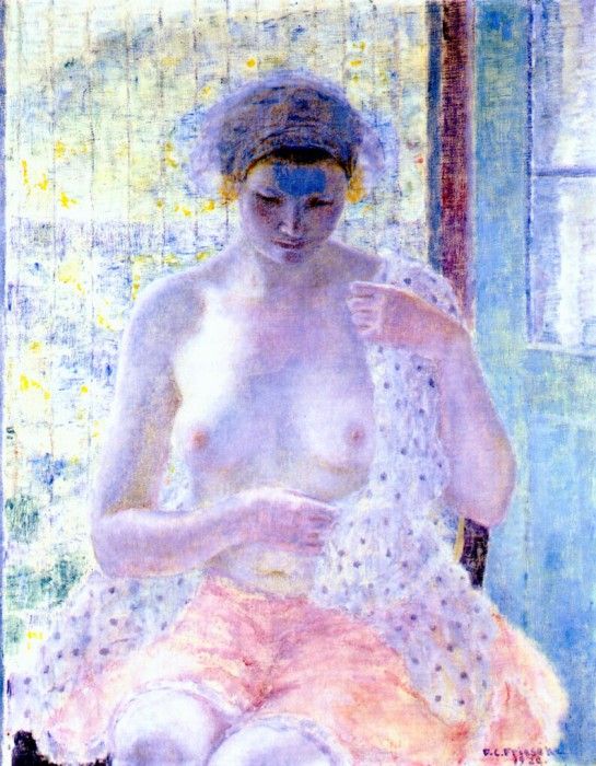 frieseke nude in the window 1920. Frieseke,  