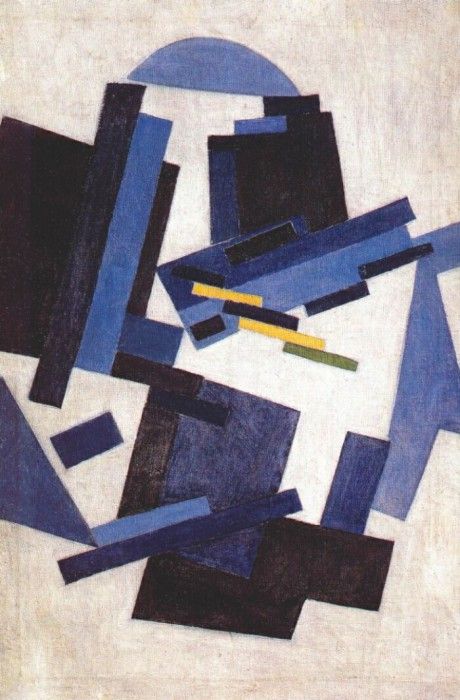 rozanova abstract composition mid-1910s. 