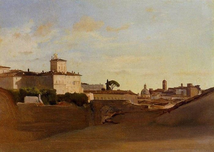 Corot View of Pincio Italy. , --