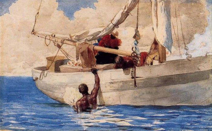 Homer Winslow The Coral Divers. , 