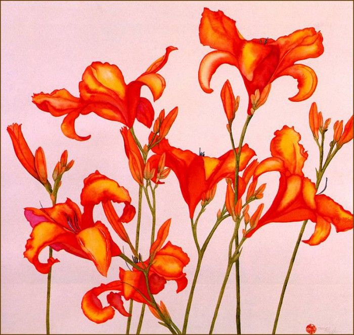 bs-flo- Sara Steele- Pats Day Lilies. , 