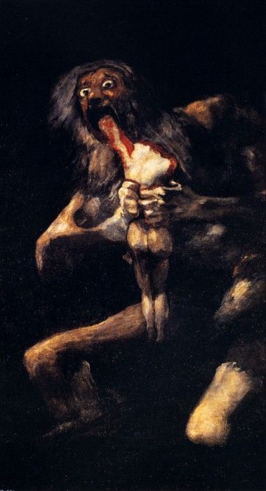 Goya Francisco Saturn Devouring His Sons. ���� � ���������, ��������� ��