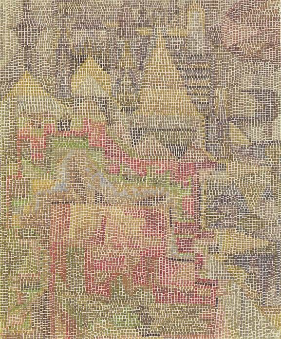 Klee Castle Garden (Schlossgarten), 1931, 67.2x54.9 cm, Moma. , 