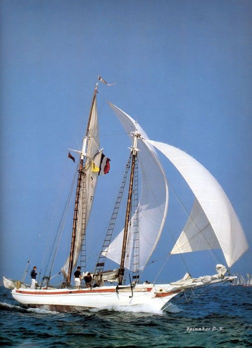 dk tall ships fiddlers green gaff schooner lyr 1973. 