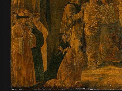 Gozzoli The Raising of Lazarus, probably 1497, 65.5x80.5 c(9. , 