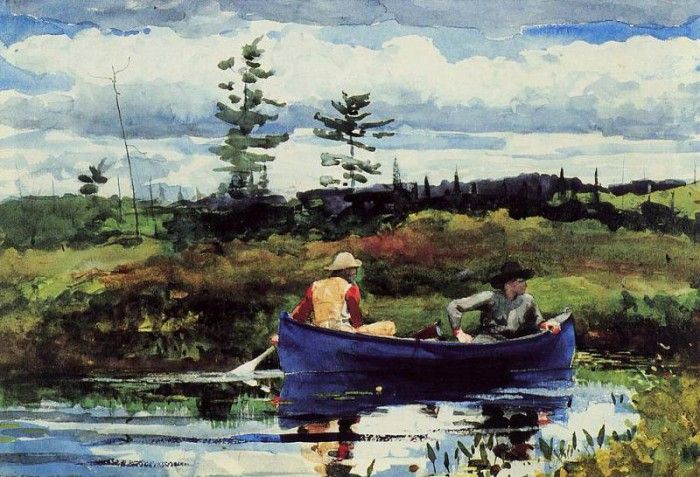 Homer Winslow The Blue Boat. , 