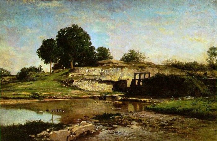 The Flood-Gate at Optevoz.  -