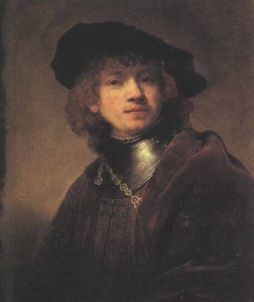 REMBRANDT Selfportrait 1634, Uffizi.    