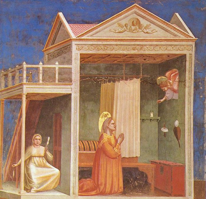 Giotto   Scrovegni   [03]   Annunciation to St Anne.   