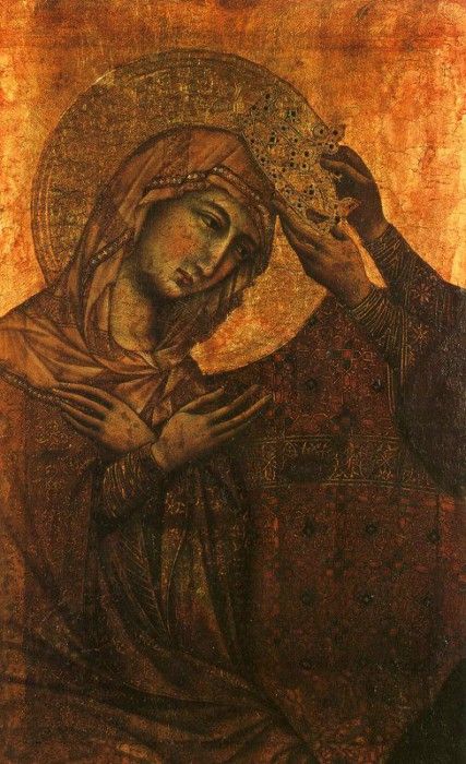 Duccio Coronation of the Virgin, Szepmuveszeti Muzeum, Budap.   