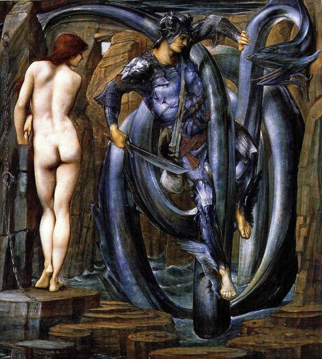 Burne Jones The Perseus Series The Doom Fulfilled 1884 85. -   