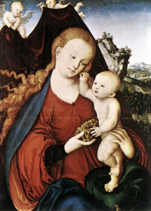 CRANACH Lucas the Elder Madonna And Child. ,  