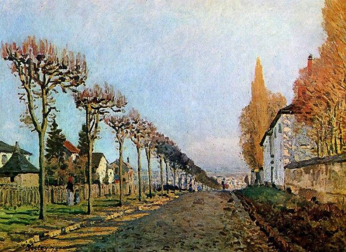 Sisley Alfred Rue de Svres Louveciennes Sun. , 