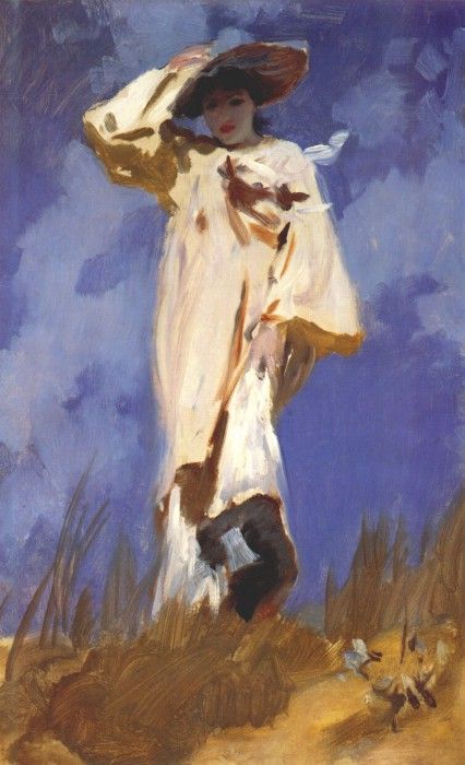 sargent a gust of wind c1883-5. ,
