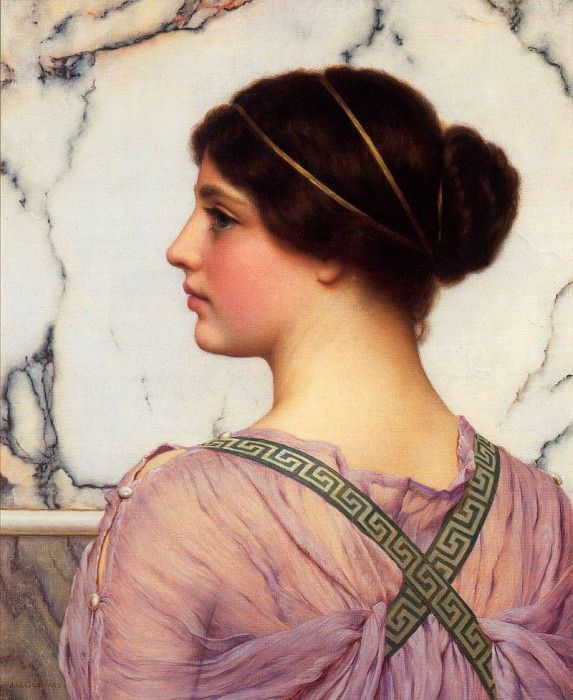 Godward A Grecian Lovely. ,  