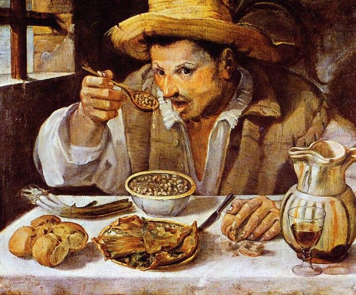 Carracci Annibale The beaneater Sun. , 