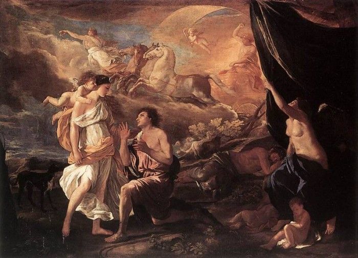 Poussin Selene and Endymion. , 