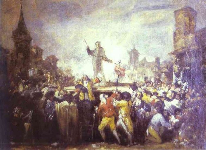 Francisco de Goya - Le motin de Esquilache (The Esquilache Riots).   ,  