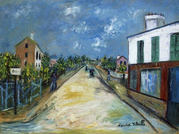 Road in Argenteuil Val dOise 1914. , 