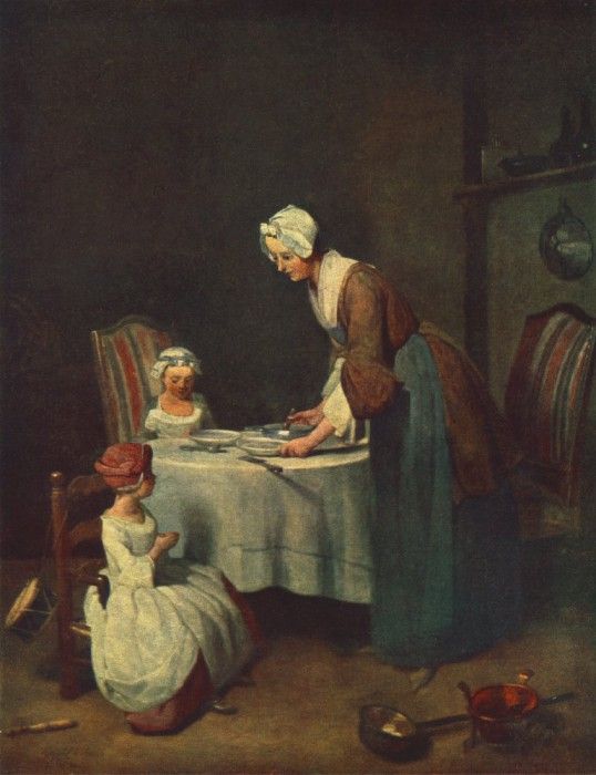 Chardin The Prayer before Me. , - 