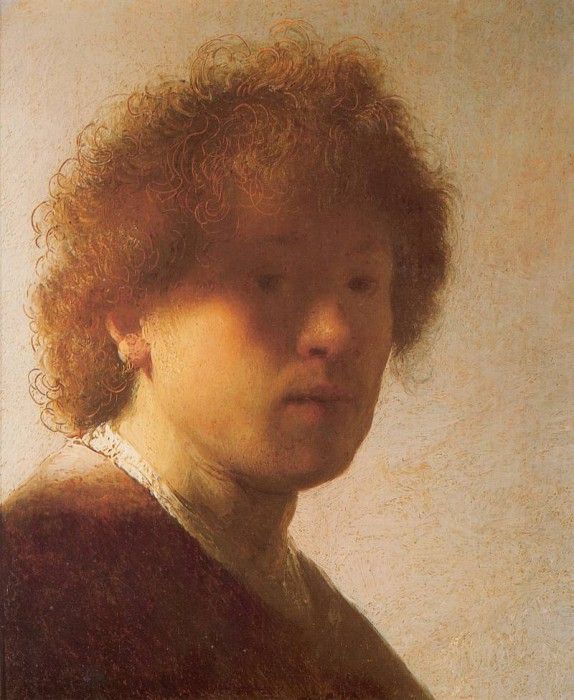 Rembrandt Self portrait c1628. ,  