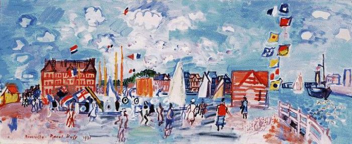 Dufy Yacht club, 1931, Barnes foundation. , 