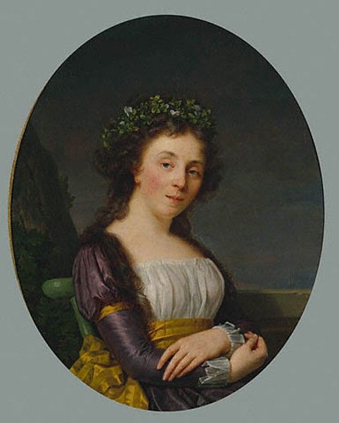 Fabre Francois Xavier Portrait of Madame Joubert. ,  