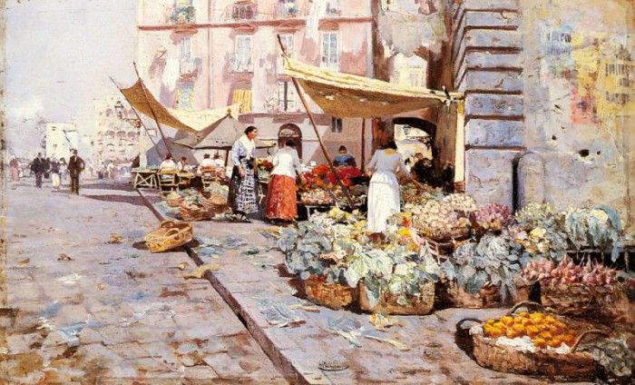 Pratella Attilio The Marketplace. , 