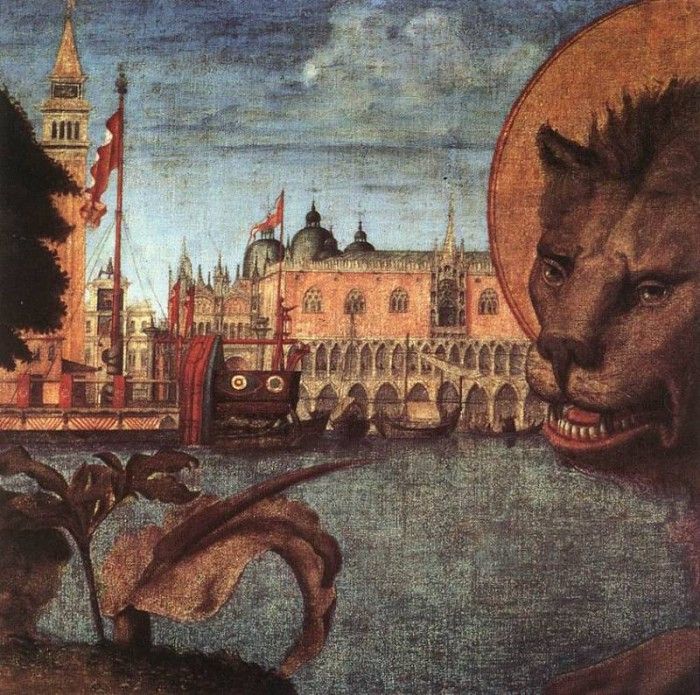 Carpaccio The Lion of St Mark detail1. , 