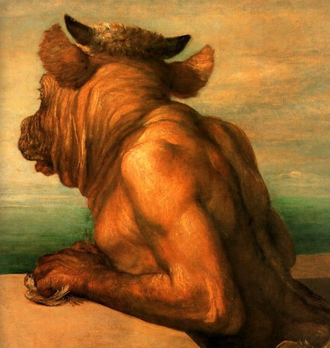 ger-GeorgeFrederickWatts-Minotaur. ,  