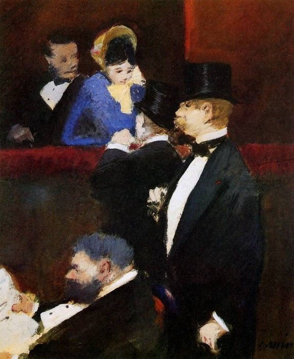 Forain Jean Louis Bos at the Opera Sun.  